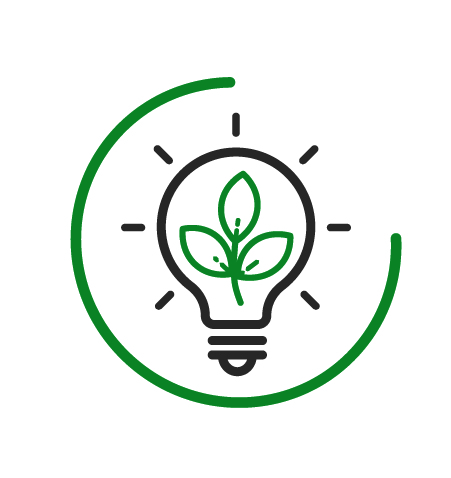 A lightbulb powered by a leaf