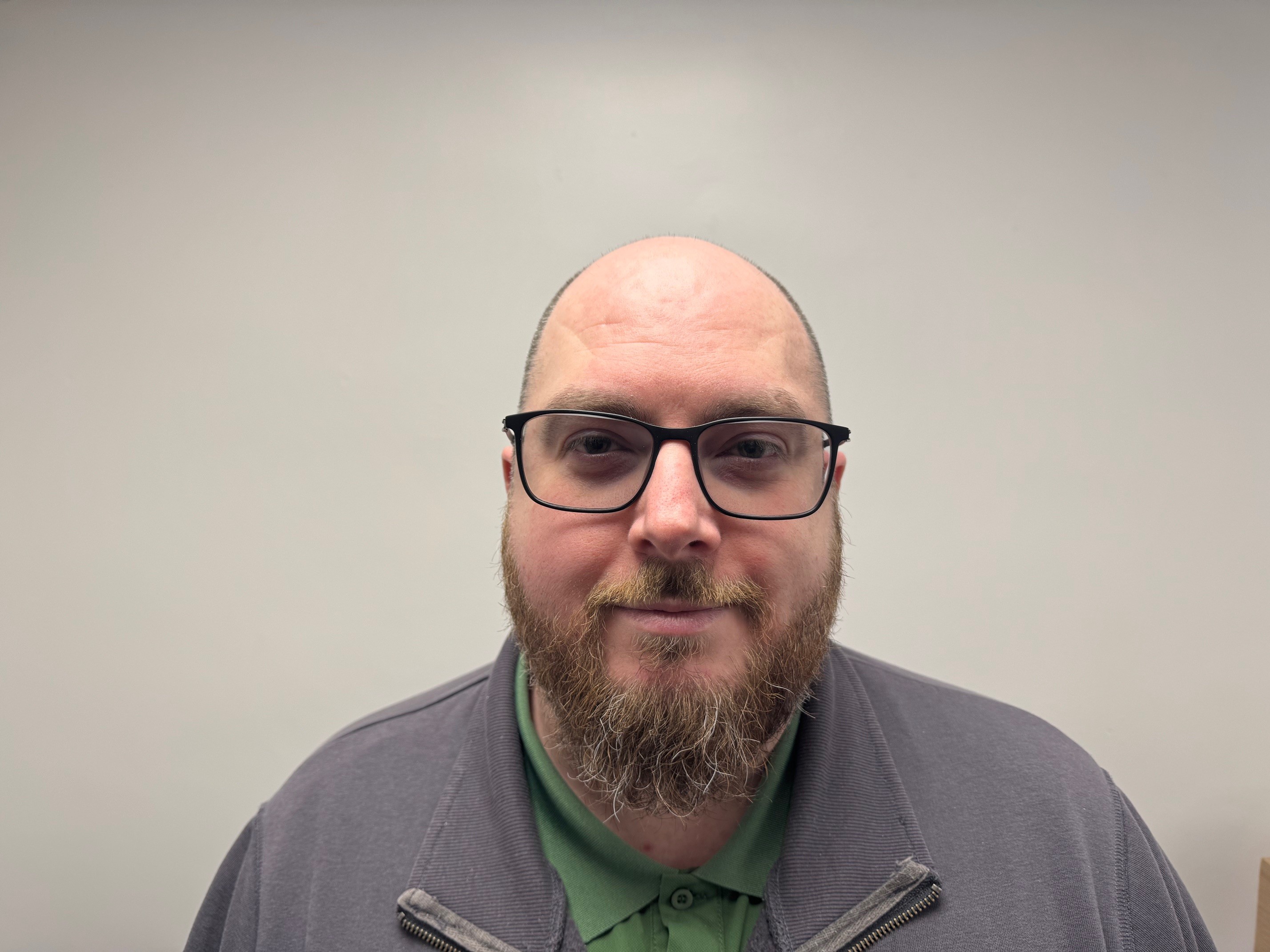 Man in glasses headshot