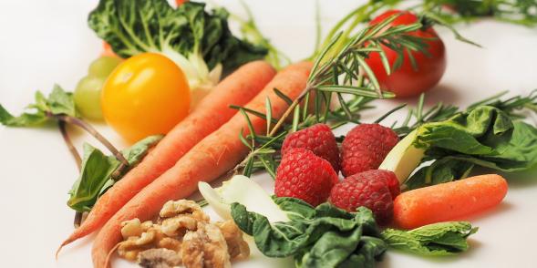 A selection of fruit and vegetables