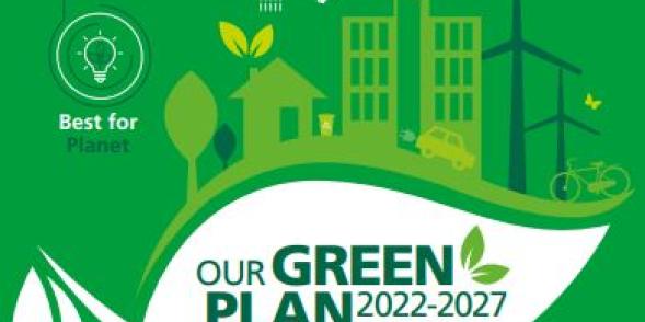 front cover of green plan document