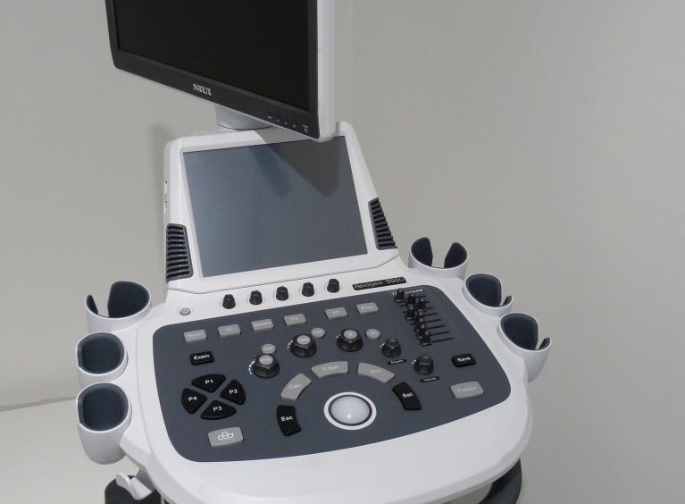 An ultrasonic scanner.