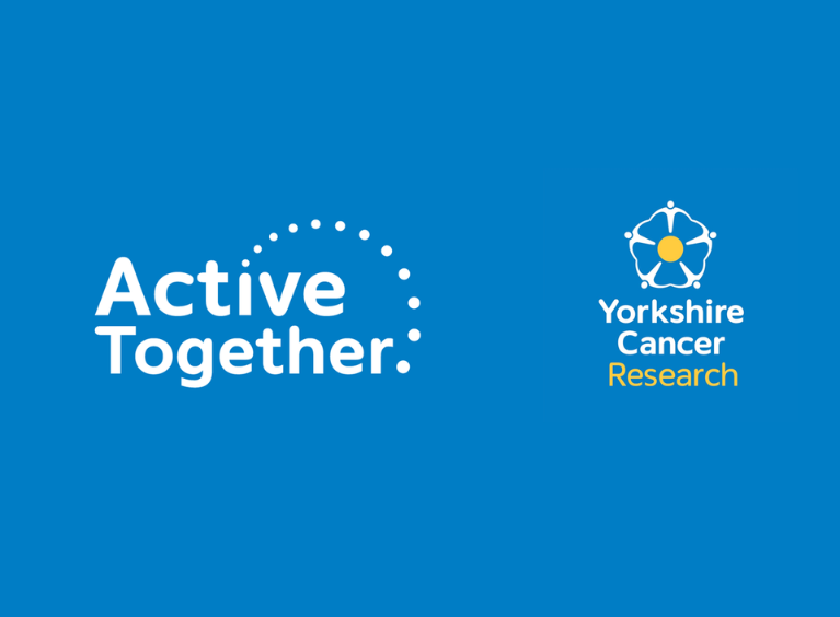 Active Together and Yorkshire Cancer Research logos