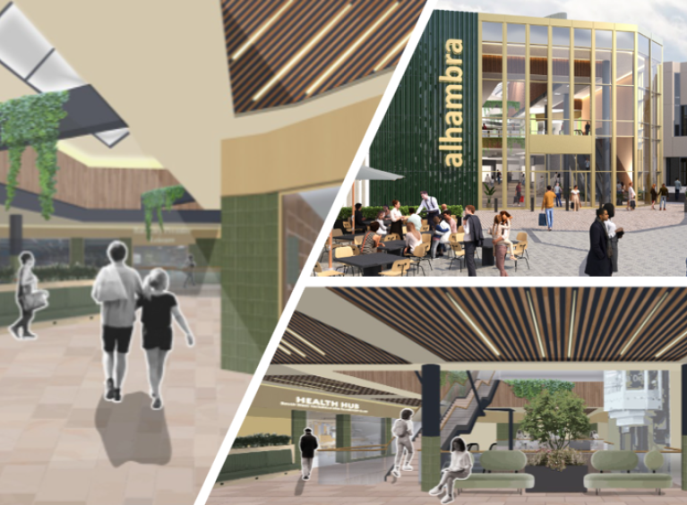 Artist impression of Alhambra centre refurbishment