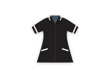 Matron's uniform - black and white